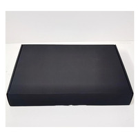 Boîte en papier avec logo personnalisé, boîte d'emballage en papier, boîte cadeau rigide de style livre, noir mat, pour emballage de luxe