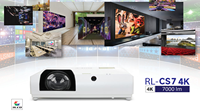 Projecteur laser 4K à courte focale ROLY, 7000 lumens, 3LCD, projecteur interactif professionnel pour le jeu RL-CS7 4K