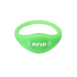 Music Festival Waterproof Silicone Wristband with NFC 13.56MHz & HF/UHF Chips PVC RFID Access Control Cards