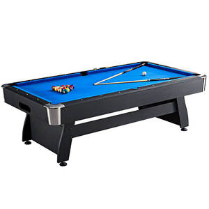 Table de <span class=keywords><strong>billard</strong></span> et de piscine multifonctionnelle personnalisable, surface en marbre, design américain deux-en-un, 2,44x1,32m pour usage domestique - Product Image 1