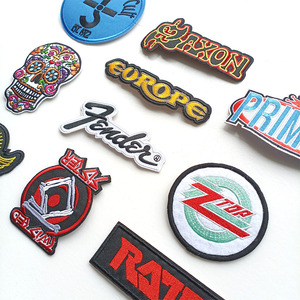 Оптовые вышитые нашивки в стиле панк-рок с аппликациями в стиле хиппи, пришивные/термоклеевые нашивки для одежды - Product Image 2