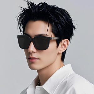 Gafas de sol polarizadas para hombre, montura negra, lentes TAC, protección UV400 para conducir, pescar, uso al aire libre - Product Image 4