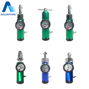 Régulateur de bouteille d'oxygène 3000 psi, pression et débit réglables, régulateur d'oxygène médical pour générateur d'ozone - Product Image 1