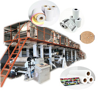 Machine de revêtement de papier spécialisée à commande PLC avec moteur, pour papier thermique/sublimation/blanc/barrière sans carbone