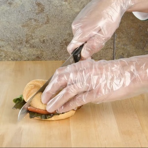 Individually Wrapped Disposable Waterproof Soft PE <b>Plastic</b> <b>Gloves</b> for Kitchen Cooking Cleaning Food Handling Safe Hand - Product Image 2