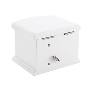 Di Lusso su misura con serratura per le donne delle ragazze dell'orecchino della collana del braccialetto anello <span class=keywords><strong>collezione</strong></span> di gioielli Bianco Ballerina Musical Box - Product Image 3