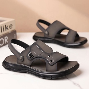 Sandales d'été pour hommes à bout ouvert avec semelle en caoutchouc, décontractées pour l'extérieur - Product Image 2