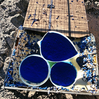 Pigmen besi oksida biru (pigmen anorganik Fe2O3) bubuk untuk pewarna beton & lapisan