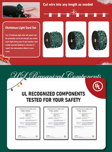 Guanyi IP65 Rated C9 12" Spacing SPT-1W 1000ft Christmas Spool Green Wire with <strong>Socket</strong> C9/E17 Christmas <strong>Light</strong> <strong>Sockets</strong> Set Spool - Product Image 5