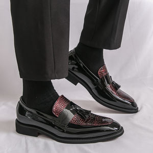 Nouvelles Chaussures Habillées Oxford à Bout Pointu Grande Taille pour Hommes – Idéales pour Affaires, Fêtes, Bureau et Mariages – Saison Printemps/Automne – En PU Solide et Respirant - Product Image 5