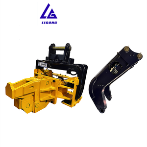Ligong marka 15-45 ekskavatör kullanılan hidrolik Vibro çekiç, 6-8m sac kazık için levha kazık sürücü - Product Image 1