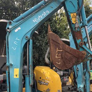 Miniexcavadora sobre orugas Kubotaa de 1 tonelada usada en buenas condiciones con EPA U15 U30 - Product Image 4