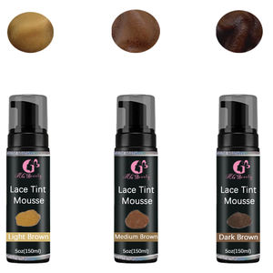 Perruque naturelle en coton personnalisé, 10 pièces, guérison, nœud avec brosse, dentelle frontale pour les cheveux - Product Image 5