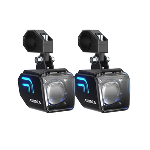 <span class=keywords><strong>Faros</strong></span> Delanteros <span class=keywords><strong>LED</strong></span> Aurora de Doble Color para Motocicleta, Luces <span class=keywords><strong>Antiniebla</strong></span> Todoterreno - Product Image 3