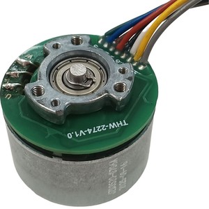 มอเตอร์ไร้แปรงถ่านแบบโรเตอร์ภายนอก JZD3520-0706A ขนาด 35 มม. แบบยึดหน้าแปลน 12V 36V พร้อม Encoder รองรับการสื่อสาร CNA - Product Image 2