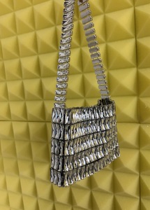 Pochette de <span class=keywords><strong>Soirée</strong></span> Cristal Transparent avec Strass Argentée, <span class=keywords><strong>Sac</strong></span> <span class=keywords><strong>à</strong></span> Bandoulière Chaîne pour Femme - Product Image 3