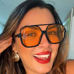 Gafas de Sol de Piloto con Logotipo Personalizado, Diseño Vintage 2025, Doble Puente, Protección UV400, Montura Grande de PC, para Hombre y Mujer - Product Image 1