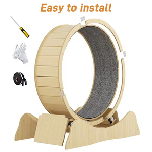 <span class=keywords><strong>Rueda</strong></span> de Ejercicio Interactiva <span class=keywords><strong>para</strong></span> <span class=keywords><strong>Gatos</strong></span>, de Madera Personalizada, Silenciosa, <span class=keywords><strong>para</strong></span> Aliviar el Aburrimiento, Juguete <span class=keywords><strong>para</strong></span> <span class=keywords><strong>Gatos</strong></span>, Suministros <span class=keywords><strong>para</strong></span> Mascotas - Product Image 4
