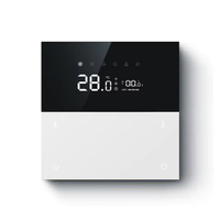 Anjielo pour Zigbee 3.0 Thermostat intelligent pour chauffage électrique, interrupteur mural à température fixe 4 voies, trois-en-un, intelligent, compatible Smart Life PC