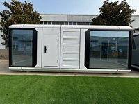 Maison préfabriquée de haute qualité sans installation Maison capsule intérieure de luxe cabine apple avec cuisine salle de bain