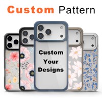 Coque de téléphone personnalisée en TPU PC transparente, antichoc, anti-chute, magnétique et givrée pour iPhone 17 Series