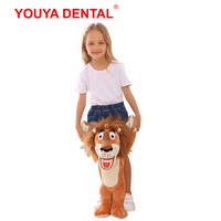 YOUYA DENTAL Peluche anatomique dentaire au design mignon de lion, modèle de dents, brosse à dents, cadeau pour la Fée des Dents et le Dentiste, pour enfants