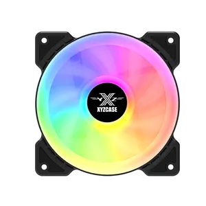 XYZCASE OEM Factory Price 120mm 12v Computer Case Fan Ventiladore Para Pc Led Fan Cooling 6pin