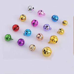 6mm 8MM 16MM 18mm oro cobre perro gato mascota Collar campanas fiesta vacaciones adornos colgantes campanas Navidad <span class=keywords><strong>Jingle</strong></span> Bells - Product Image 1