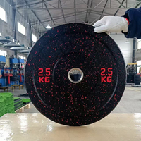 Disques de musculation en caoutchouc PU pour haltères de compétition, 20 kg (LBS/KG), vente en gros
