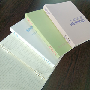 Organiseur/Agenda en cuir A3 à spirale, à feuilles mobiles, avec boucle à anneaux amovible, impression numérique <span class=keywords><strong>Sentance</strong></span> B-5, pour lycéens - Product Image 1