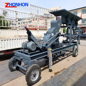 Concasseur de pierres à prix abordable, broyeur de briques mobile sans tamis à double étage - Product Image 3