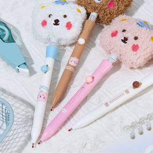 Bút gel kim loại hình gấu dễ thương 0.5mm, đồ chơi viết, quà tặng sáng tạo - Product Image 5