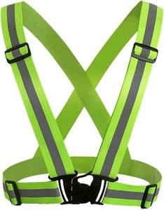 เสื้อกั๊กสะท้อนแสงสำหรับกีฬาหลายประเภท เหมาะสำหรับการเดินป่า ปั่นจักรยาน ขี่มอเตอร์ไซค์ มอ<span class=keywords><strong>ง</strong></span>เห็นได้ชัดเจน ระบายอากาศได้ดี พร้อมสายรัด - Product Image 6