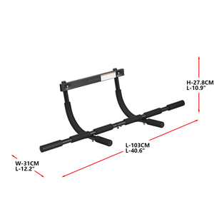 Barra per <span class=keywords><strong>trazioni</strong></span> orizzontale regolabile in metallo Dingfeng, montabile a <span class=keywords><strong>porta</strong></span>, per allenamento di forza - Product Image 1