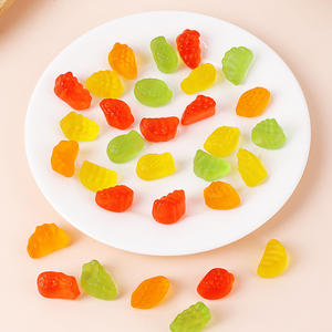 도매 맞춤형 혼합 과일 모델링 대량 할랄 사탕 젤리 구미 캔디 모듬 과일 새콤달콤한 맛 구미 - Product Image 2
