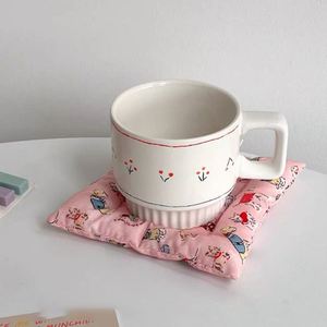 Promotional Fabric <b>Drink</b> <b>Coaster</b> Insulation Teacup Tea Mat Cotton <b>Coasters</b> for Table Decoration Accessories - Product Image 2