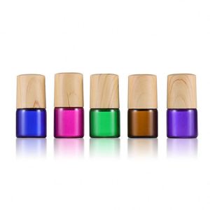 Essential Oil Perfume Roller <b>Bottle</b> Screen Printed Flat Clear Amber <b>Pink</b> Purple Green 1ml 2ml 3ml 10ml Glass Roll-On <b>Bottle</b> Cap - Product Image 4