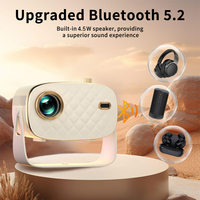 Meilleur projecteur LED Smart 4K Wifi Android 11.0 Projecteur vidéo Full Hd Mini projecteur de cinéma maison