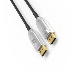 Câble <span class=keywords><strong>optique</strong></span> actif AOC blindé mâle-mâle 4K DP plaqué or avec gaine en PVC de 5M 10M pour moniteur HDTV domestique et lecteur DVD - Product Image 3