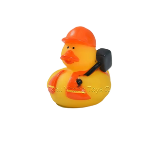 Pato de arquitecto de PVC personalizado con una serie de estilo de sombrero duro, pato de goma impreso, bañera, juguetes de baño adecuados para niños pequeños - Product Image 2