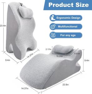 Almohada Multifuncional <span class=keywords><strong>para</strong></span> Posición Prona - Cojín Ergonómico <span class=keywords><strong>para</strong></span> <span class=keywords><strong>Cama</strong></span> y Suelo <span class=keywords><strong>para</strong></span> <span class=keywords><strong>Leer</strong></span>, Dormir y Relajarse - Product Image 6