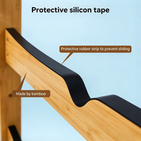 Supports muraux en bois, supports pour planches de surf, support mural pour planches de surf fonctionnant comme un support pour shortboard, skimboard et longboard