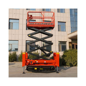 Nueva Plataforma Elevadora de Tijera Autopropulsada Vertical Móvil Hidráulica de 10 m con Ruedas Eléctrica EVERSTAR EPT1214LDS 230-450 kg de Aluminio - Product Image 2