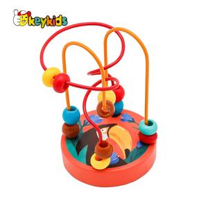 Jouet éducatif personnalisable en fil <span class=keywords><strong>de</strong></span> <span class=keywords><strong>bois</strong></span> et perles pour bébé W11B263 - Product Image 5