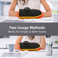Masseur thermique pour les mains à lumière rouge rechargeable, appareil de thérapie par compresse chaude pour les mains, améliore la circulation sanguine