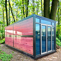 Salle de conteneur préfabriquée Salle de conteneur pliable 3 chambres à coucher Maison modulaire Maisons en conteneur d'occasion 20 pieds