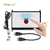 Écran LCD Raspberry Pi personnalisé de 7 pouces 1024*600 IPS compatible avec un module d'écran tactile capacitif USB avec pilote de contrôleur