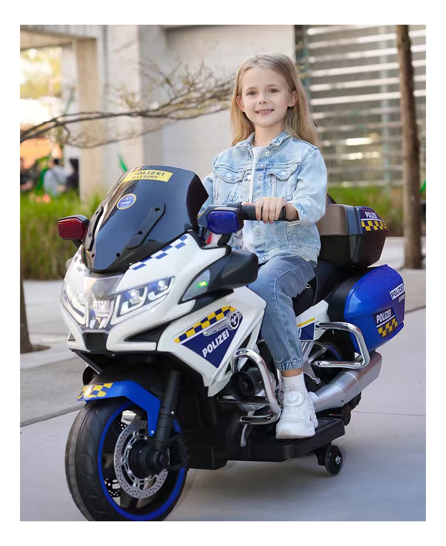 電動バイク アメリカンポリス ポリスバイクバイク 子供用 補助輪