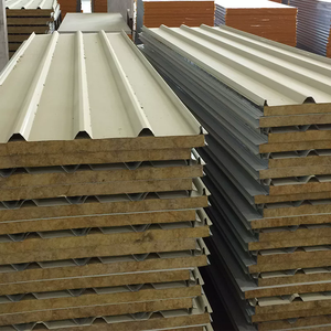 Materiales <span class=keywords><strong>de</strong></span> Construcción, Paneles Acústicos Exteriores <span class=keywords><strong>para</strong></span> Paredes, Aislamiento <span class=keywords><strong>de</strong></span> Techo, Paneles Sándwich <span class=keywords><strong>de</strong></span> Lana <span class=keywords><strong>de</strong></span> Roca Ignífugos - Product Image 6