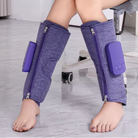 Masseur de jambes personnalisé avec compression d'air, machine de massage professionnelle pour les mollets avec chaleur pour la récupération et la circulation